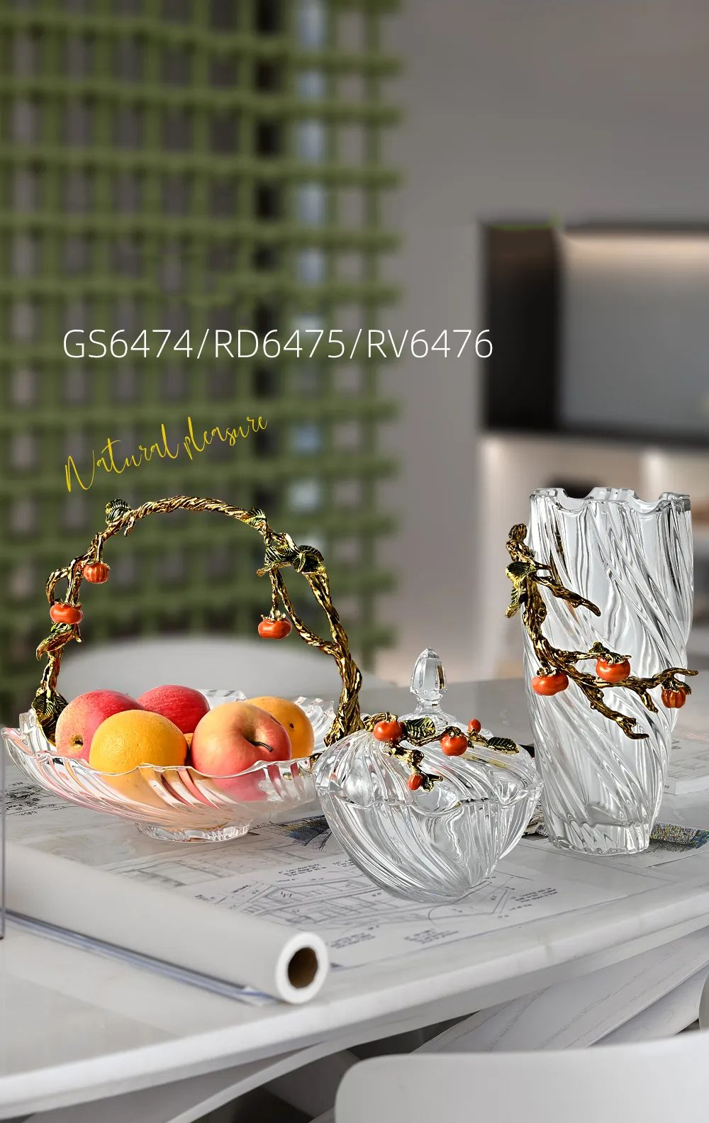 Rundecor Home Decor | Seria Persimmon Harmony